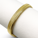 Bratara Snake Placata cu Aur 18K, 8mm