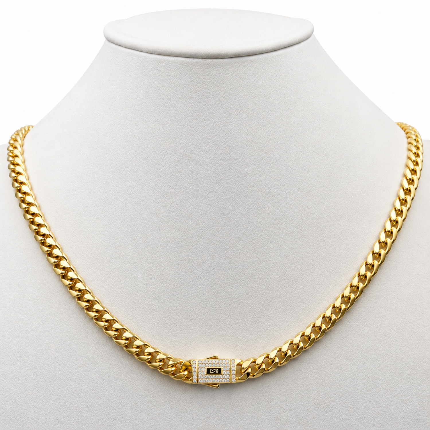 New Project (2) Lant Cuban Monaco Placat cu Aur 18K, 6mm