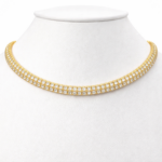 Lant Tennis Placat cu Aur 18K, 5mm