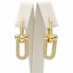 Cercei Tiffany Placati cu Aur 18K