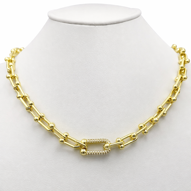 Lant Tiffany Placat cu Aur 18K, 7mm