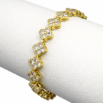 Bratara Royal Placata cu Aur 18K, 7mm